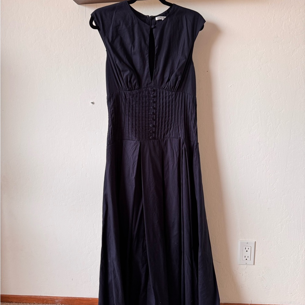 Reformation Blue Dress